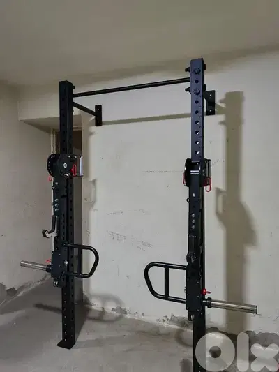 Squat Rack, Jammer Arms, Pull-up Bar, Jcups, belt squat hook