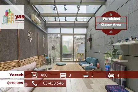 Yarzeh 400m2 | Furnished | Classy Area | Decorated | OH