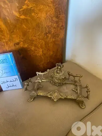 old french inkwell