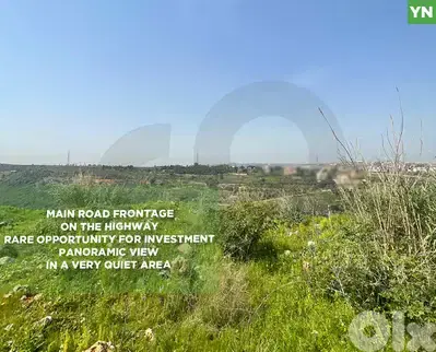 main road frontage, on the highway, bshennine/بشنين REF#YN134224