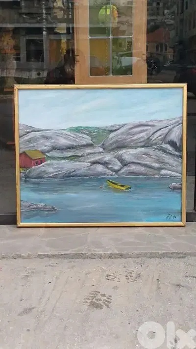 لوحة رسم زيتي اوروبية