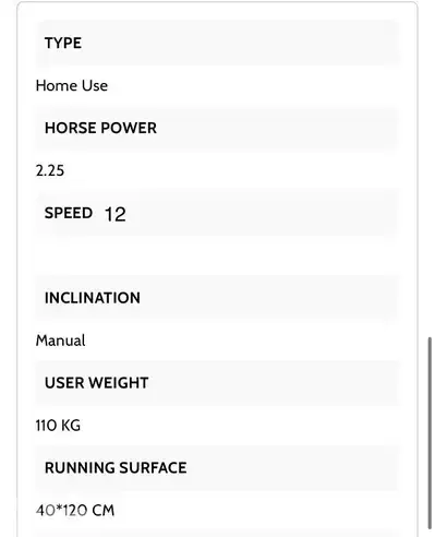 Fitness Treadmill