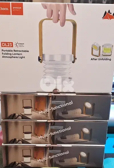 HOCO DL23 PORTABLE RETRACTABLE FOLDING LANTERN ATMOSPHERE LIGHT