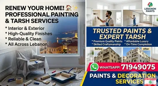 Quality Painting You Can Trust in lebanon!