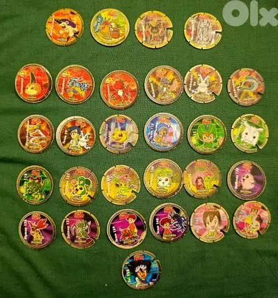 Digimon Master pogs
