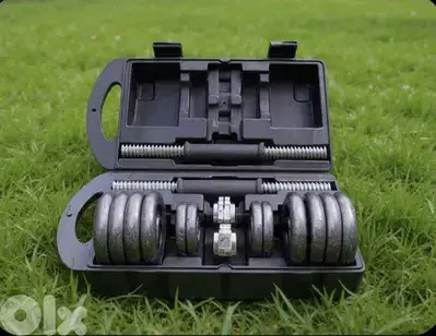 Set 20kg Adjustable Weight Dumbbell Set with Case