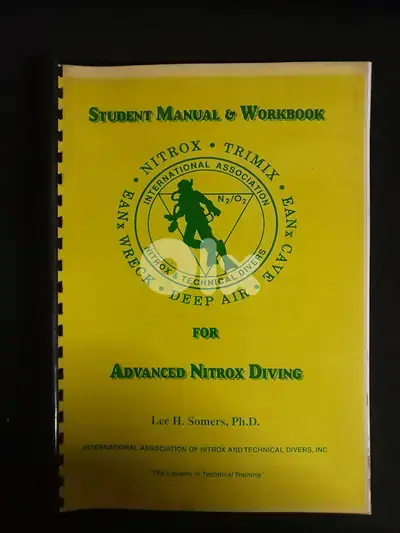 International Association of Nitrox and Technical Divers-IANTD Manual
