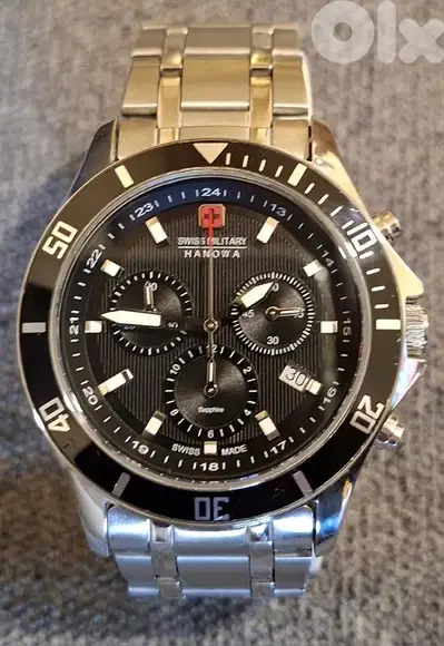 Swiss military automatic and chronograph