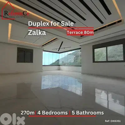 Duplex with terrace in Zalka for sale دوبلكس مع تراس في الزلقا للبيع