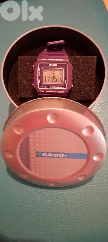 Casio digital purple color