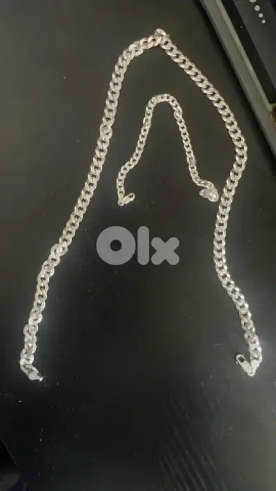 Men’s Chain Necklace + Bracelet Set Stylish & Clean