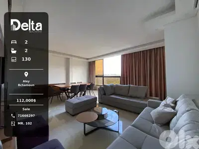 Payment facilities! Prime location Apartment for sale in Bchamoun,Aley