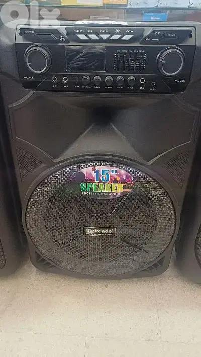 karaoke speaker 15 inch new in box