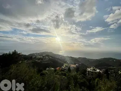 930 SQM Land in Kfour with a Breathtaking Sea View