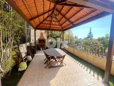 270 SQM Semi-Furnished Apartment in Kfarhbab + View & 150 SQM TERRACE