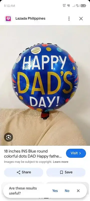 father's day balloons and decoration