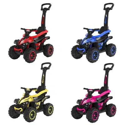 Baby Mix ATV-Style Toddler Ride-On Push Car with Handle - سيارة دفع