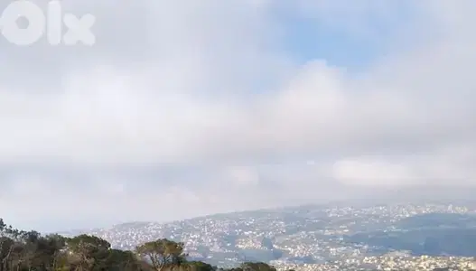 Duplex in Douar, Metn with Full Panoramic Sea and Mountain View