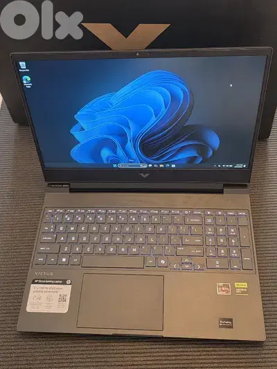 HP VICTUS RYZEN 7 7445HS WITH RTX 4050 & 1 TERRA NVME OPEN BOX HP VICTUS RYZEN 7 7445HS WITH RTX 4050 & 1 TERRA NVME OPEN BOX