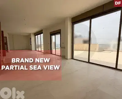 sea view, covered parking, terrace, Naccache/نقاش REF#DF134917
