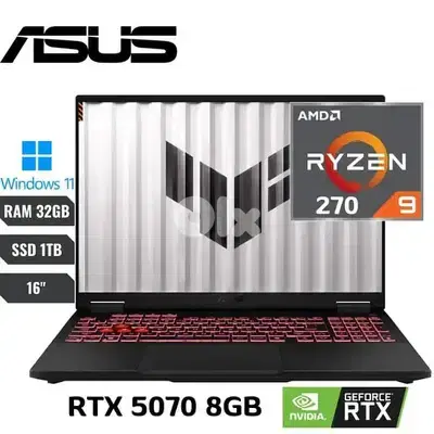 BRAND NEW SEALED ASUS TUF RYZEN 9 / 32G DDR5/ 1 TERRA NVME/ RTX 5070 BRAND NEW SEALED ASUS TUF RYZEN 9 / 32G DDR5/ 1 TERRA NVME/ RTX 5070