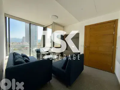 L20967 - Modern Loft with City View For Rent in Achrafieh, Carré D'or