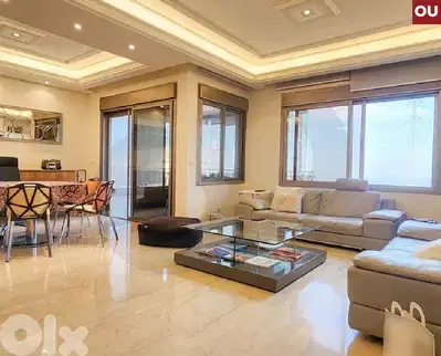 3 balconies, 2 parking, sea view, storage , Awkar/عوكر  REF#OU132131
