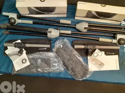 Beyerdynamic MCE86 SII shotgun Mic w/Sennheiser Stand & windshield Set