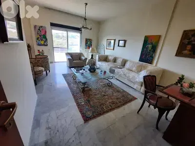 Furnished Apartment for rent in Naccache with sea view.