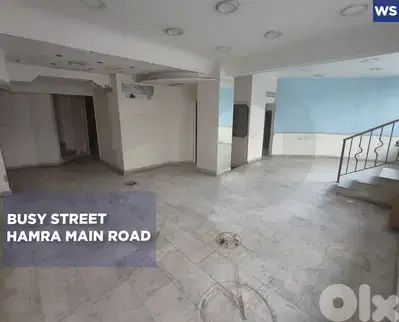 Shop/Hamra/ main road/الحمرا /perfect for businesses/ REF#WS135266 !