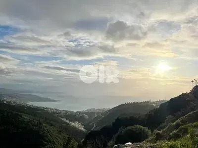 1463 SQM Land For Sale in Kfour with an Amazing Sea View