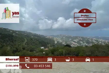 Bhersaf 370m2 | Duplex | Astonishing View | Calm Area | TCH