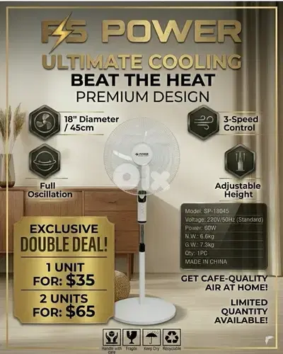 Fan 18” stand