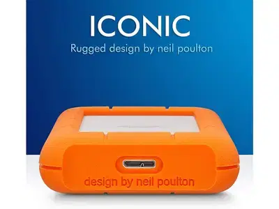 LaCie 5TB Rugged Mini USB Portable Hard Drive 2.5"