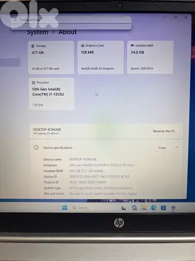 hp laptop new