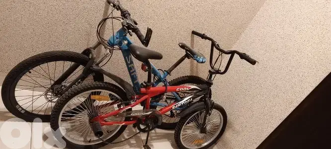2 bicyclettes