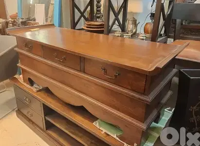 japanese style teak wood table