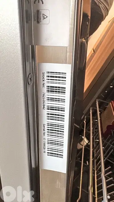 built in dishwasher