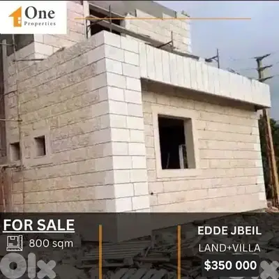 VILLA TRIPLEX FOR SALE IN EDDE JBEIL