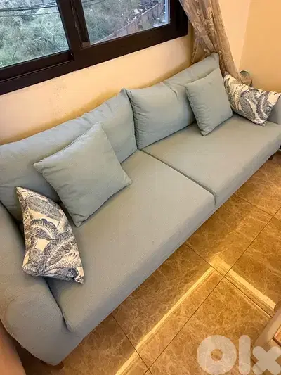 sofa and armchair