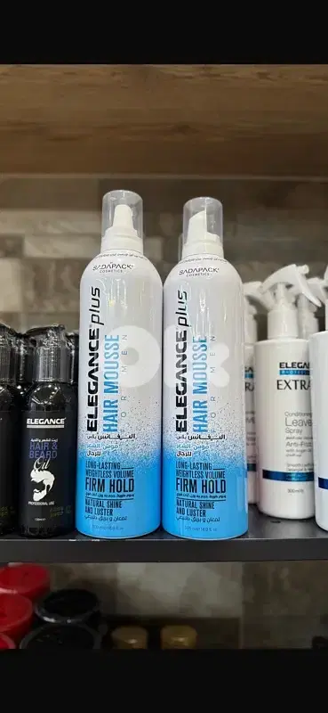 hair styling mousse موس تصفيف الشعر
