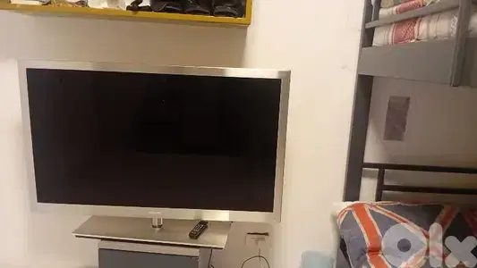 TV and speakers
