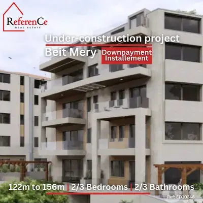 New project with installments Biet Mery  مشروع قيد الإنشاء في  بيت مري