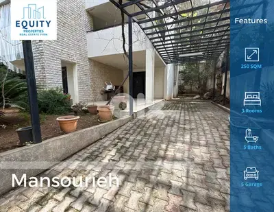 250 SQM Apartment With 250 Terrace For Sale In Mansourieh #HH30951