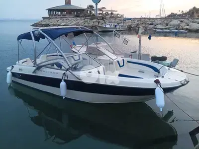Bayliner American boat ready for sea trial