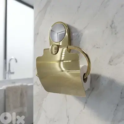 Covered Toilet Paper Holder حامل ورق المرحاض مع غطاء