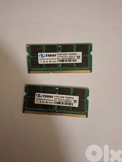 RAM 8 GB DDR3 X2 1600