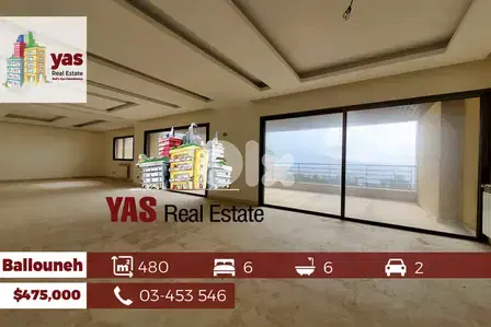 Ballouneh 480m2 | Duplex | Exceptional Property | Payment Facilities |