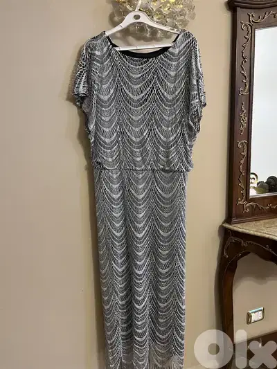 Silver Fringe Dress