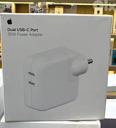 Apple 35w dual usb-c port adapter MNWP3 2pin